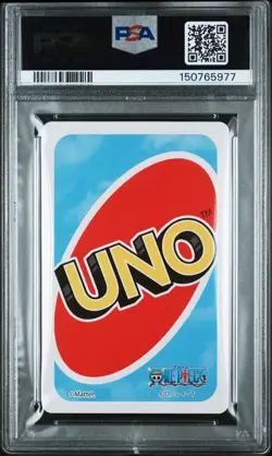 2024 UNO ONE PIECE WILD-DRAW 4 MARSHALL D. TEACH PSA 10 - Image 2