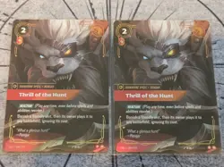 Thrill of the Hunt x2 - Foil 184/219 Unleashed Riftbound League of Legends [ENG] - Image 1