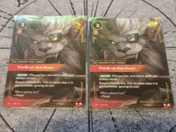 Thrill of the Hunt x2 - Foil 184/219 Unleashed Riftbound League of Legends [ENG] - Image 2
