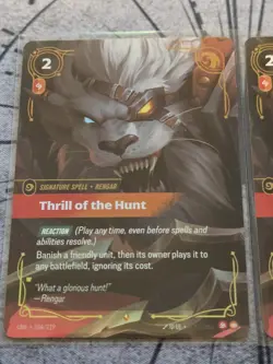 Thrill of the Hunt x2 - Foil 184/219 Unleashed Riftbound League of Legends [ENG] - Image 3