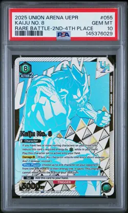 Union Arena TCG Kaiju No 8 Hibino Kafka Promo Alt Art Holo PSA 10 Gem Mint - Image 1