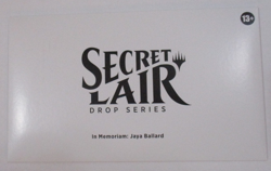 Sealed IN MEMORIAM: JAYA BALLARD Secret Lair Drop MTG - Image 1