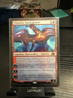 Chandra, Spark Hunter Aetherdrift Foil - Image 1
