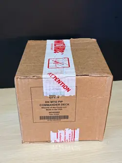 MAGIC THE GATHERING MTG FALLOUT FACTORY SEALED 4 BOX COMMANDER DECK CASE PIP B - Image 2