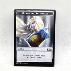 1x Mu Yanling, Sky Dancer Emblem M20 Core Set 2020 MTG Magic The Gathering LP - Image 1