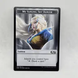 1x Mu Yanling, Sky Dancer Emblem M20 Core Set 2020 MTG Magic The Gathering LP - Image 2