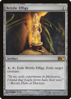 Brittle Effigy 202 Rare Magic 2011 (M11) MTG - Image 1