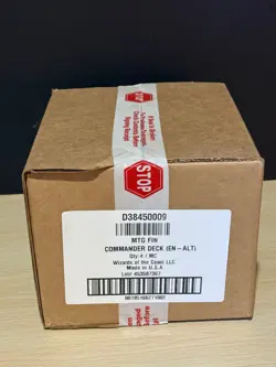 MAGIC THE GATHERING MTG FINAL FANTASY FACTORY SEALED 4 BOX COMMANDER DECK CASE D - Image 2