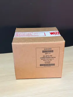 MAGIC THE GATHERING MTG FALLOUT FACTORY SEALED 4 BOX COMMANDER DECK CASE PIP A - Image 1
