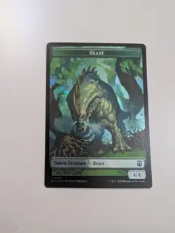 MTG - Beast (Ripple Foil)/Copy Token - Commander: Modern Horizons 3 NM/M Cond - Image 1