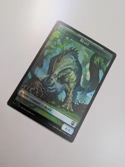 MTG - Beast (Ripple Foil)/Copy Token - Commander: Modern Horizons 3 NM/M Cond - Image 2