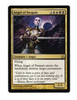 MTG - NM - Angel of Despair - Commander 180 - Image 1