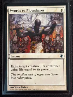MTG Swords to Plowshares - Duel Decks: Elspeth VS Tezzeret Regular Uncommon NM - Image 1
