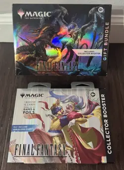 Magic The Gathering Final Fantasy Gift Bundle & Omega Collector Booster Pack NEW - Image 1
