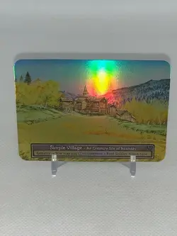 Sorcery Contested Realm: Alpha Simple Village Foil - Image 1