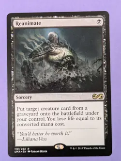 MTG Magic The Gathering: Ultimate Masters (UMA): Reanimate #110/254 Rare - NM - Image 1