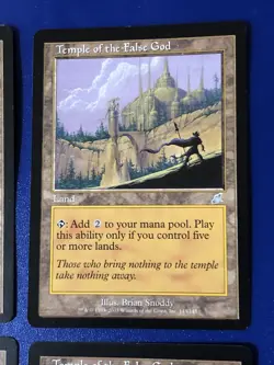 Temple Of The False God X4 Scourge Ex/NM Condition See Pics Front Back Mtg - Image 4