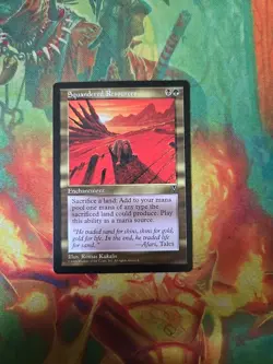 Squandered Resources MTG Visions 1996 Magic The Gathering NM Condition - Image 1