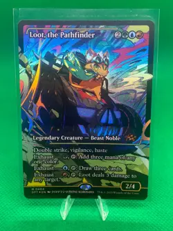 MTG Loot, the Pathfinder - Aetherdrift [Foil] [Showcase] - Image 1