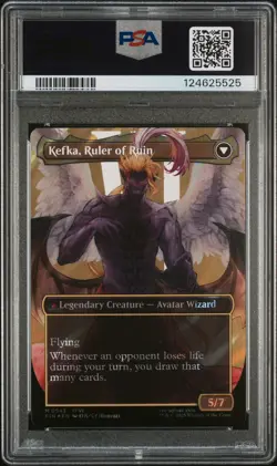 2025 MTG FF SURGE FOIL#0543 KEFKA, COURT MAGE/KEFKA, RULER OF RUIN PSA 10 - Image 2