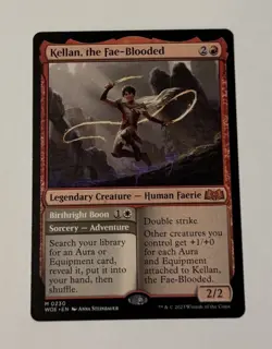 MTG Kellan, the Fae-Blooded Birthright Boon - Wilds Of Eldraine LP - Image 1