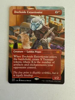 Dockside Extortionist (Borderless) - Double Masters 2022 (2X2) #360 - Image 1