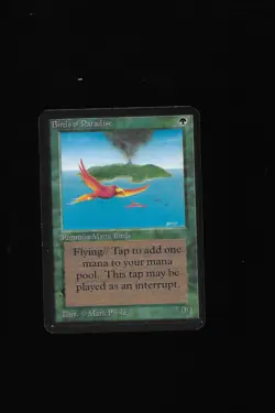 Magic the Gathering BIRDS OF PARADISE Alpha MTG - Image 1