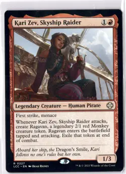 Kari-Zev, Skyship Raider NM/M* The Lost Caverns Of Ixalan Commander -UnltdCards - Image 1