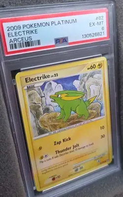 POKEMON CARD ELECTRIKE 62 PLATINUM ARCEUS #62 GRADED PSA 6 VINTAGE - Image 3