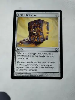 1x Geth's Grimoire - NM-LP English MTG - Darksteel magic - Image 1