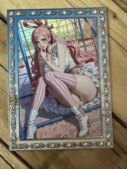 One Piece CCG Goddess Shirahoshi Metal Card - Playground Upskirt - Image 1