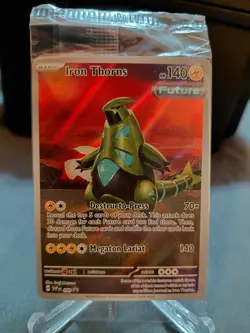Pokemon TCG Iron Thorns 098 Scarlet & Violet Promo Holo Card Sealed - Image 1