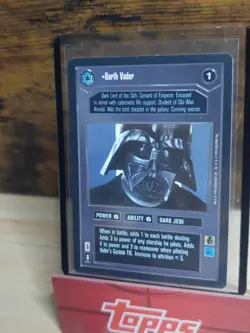 Star Wars Decipher CCG Darth Vader Dark Jedi Card Black - English 68 - Image 2