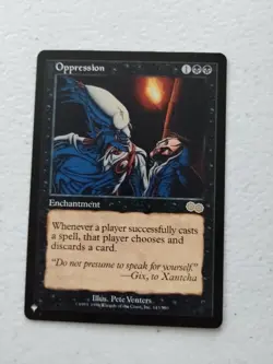 OPPRESSION mtg Near Mint or Better The List Rare - Image 1