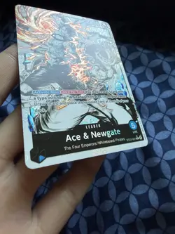 ST22-001 Ace & Newgate (Alt Art) LEADER ONE PIECE Card TCG English - Image 3