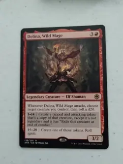 MTG / Delina, Wild Mage / AFR / #138 / Regular / Rare / NM Pack Fresh - Image 1