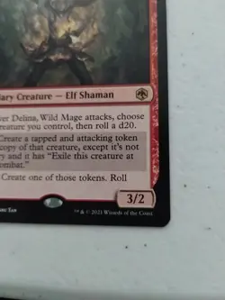 MTG / Delina, Wild Mage / AFR / #138 / Regular / Rare / NM Pack Fresh - Image 2