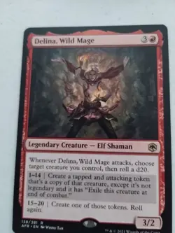 MTG / Delina, Wild Mage / AFR / #138 / Regular / Rare / NM Pack Fresh - Image 5