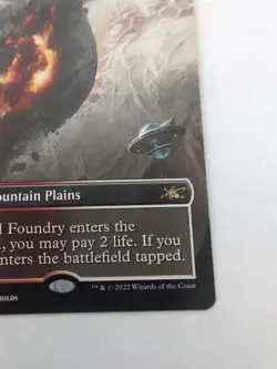 Sacred Foundry - Borderless - MTG Unfinity - Painland - Island Mountain - Image 3