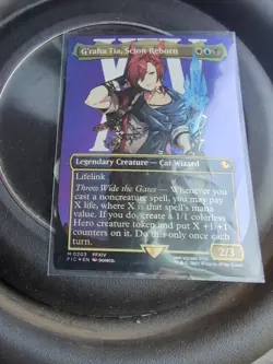 MTG Magic the Gathering FOIL G'raha Tia, Scion Reborn Borderless FIC! - Image 2