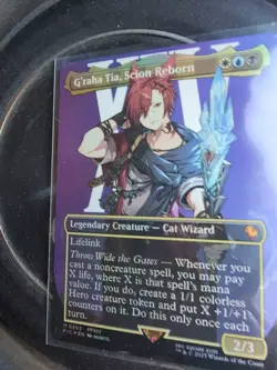 MTG Magic the Gathering FOIL G'raha Tia, Scion Reborn Borderless FIC! - Image 5