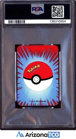 Pokemon 1999 Gyarados Red-10 Of Spades Bicycle Pokemon Mini Playing Cards PSA 8 - Image 2