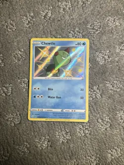Chewtle SV028/SV122 Shining Fates: Shiny Vault Baby Shiny Holo Pokemon Card NM - Image 1