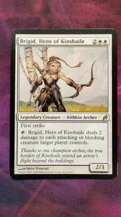BRIGID, HERO OF KINSBAILE. LORWYN MTG. x1 Moderately Played, MP - Image 1