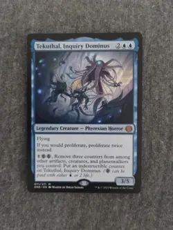 MTG 1X Tekuthal, Inquiry Dominus X1 Phyrexia: All Will Be One Magic - NM/MT - Image 1