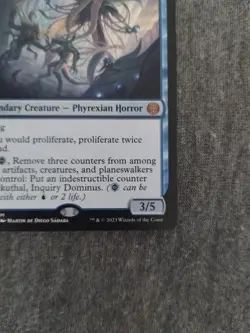 MTG 1X Tekuthal, Inquiry Dominus X1 Phyrexia: All Will Be One Magic - NM/MT - Image 4