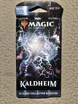 Magic The Gathering Kaldheim Collector Booster Pack Brand New Factory Sealed Box - Image 1