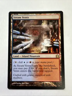 MTG 2012 Steam Vents Return to Ravnica 247/274 Magic the Gathering - Image 1