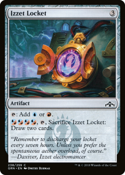 IZZET LOCKET X 4 N/M GUILDS OF RAVNICA MAGIC THE GATHERING - Image 1