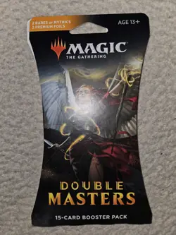 Magic The Gathering Double Masters Brand New Sealed Sleeved Booster Pack 2020 - Image 1